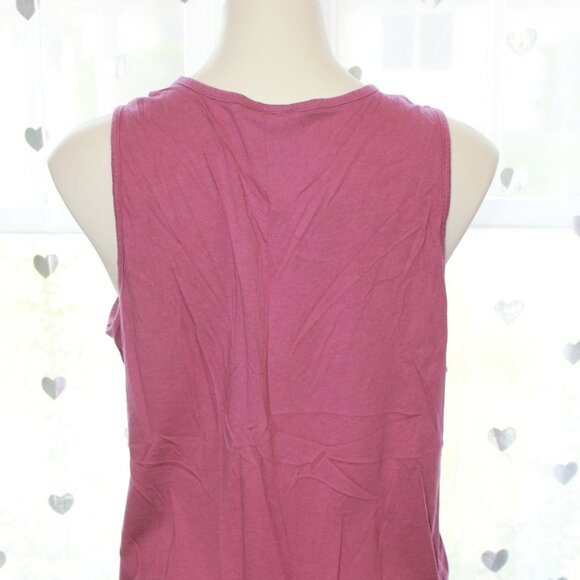 #332 CJ Banks Pink Dressy Tank with Embellished Neckline Size 1X - Picture 5 of 10